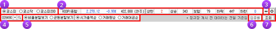 업종 종목검색