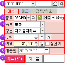 매수주문