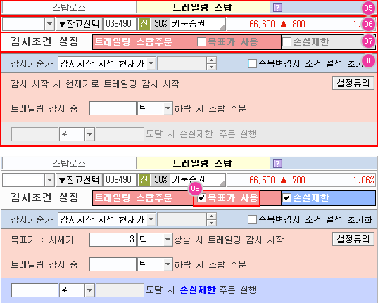 이익실현/이익보존/손실제한